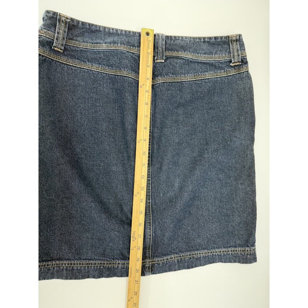 NY Jeans New York & Company Womens Skirt Size 12 Denim Jean Skirt - Picture 7 of 8